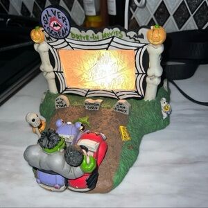 VINTAGE CREEPY HOLLOW (1992-2002) HALLOWEEN TABLETOP LIGHTED DECOR//DRIVE-IN